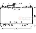 Radiator, racire motor VAN WEZEL 27002223 Radiator, racire motor VAN WEZEL 27002223