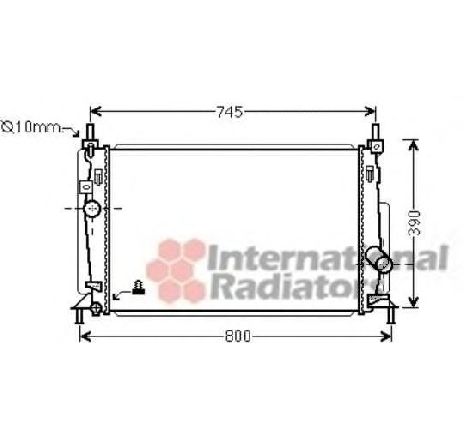 Radiator, racire motor VAN WEZEL 27002237 Radiator, racire motor VAN WEZEL 27002237