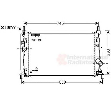 Radiator, racire motor VAN WEZEL 27002246 Radiator, racire motor VAN WEZEL 27002246