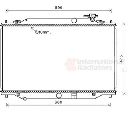 Radiator, racire motor VAN WEZEL 27002272 Radiator, racire motor VAN WEZEL 27002272