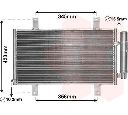 Condensator, climatizare VAN WEZEL 27005209