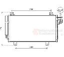 Condensator, climatizare VAN WEZEL 27005260