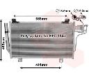 Condensator, climatizare VAN WEZEL 27005261