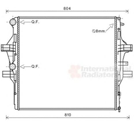 Radiator, racire motor VAN WEZEL 28002125</br>Piesa auto pentru Radiator racire apa/ ulei Radiator, racire motor VAN WEZEL 28002125</br>Piesa auto pentru Radiator racire apa/ ulei