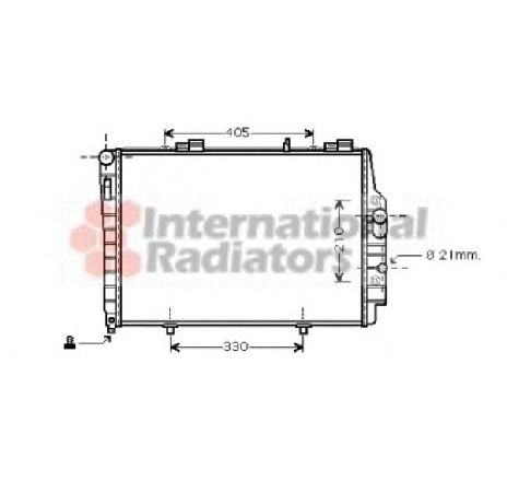 Radiator, racire motor VAN WEZEL 30002337 Radiator, racire motor VAN WEZEL 30002337