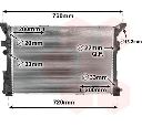 Radiator, racire motor VAN WEZEL 30002653