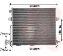Condensator, climatizare VAN WEZEL 30005406</br>Piesa auto pentru Sistem de aer conditionat