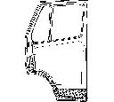 Usa, caroserie VAN WEZEL 3075272</br>Piesa auto pentru Celula pasager