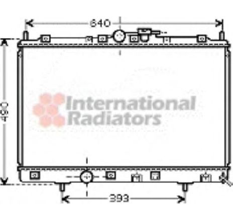 Radiator, racire motor VAN WEZEL 32002169 Radiator, racire motor VAN WEZEL 32002169