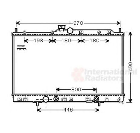 Radiator, racire motor VAN WEZEL 32002230 Radiator, racire motor VAN WEZEL 32002230