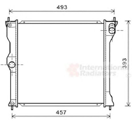 Radiator, racire motor VAN WEZEL 32002243 Radiator, racire motor VAN WEZEL 32002243