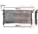 Radiator, racire motor VAN WEZEL 37002183