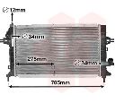 Radiator, racire motor VAN WEZEL 37002364