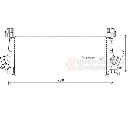 Intercooler, compresor VAN WEZEL 37004648