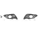 Grila ventilatie, bara protectie VAN WEZEL 3779593</br>Piesa auto pentru Elemente caroserie/Aripa/Bara protectie