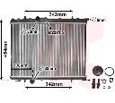 Radiator, racire motor VAN WEZEL 40002189