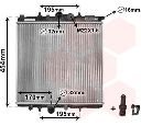 Radiator, racire motor VAN WEZEL 40002243