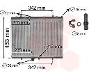 Radiator, racire motor VAN WEZEL 40002249