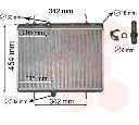 Radiator, racire motor VAN WEZEL 40002267