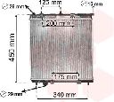 Radiator, racire motor VAN WEZEL 40002288