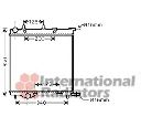 Radiator, racire motor VAN WEZEL 40002289
