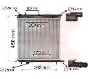 Radiator, racire motor VAN WEZEL 40002293