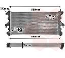 Radiator, racire motor VAN WEZEL 40002308