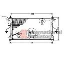 Radiator, racire motor VAN WEZEL 40002309