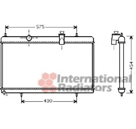 Radiator, racire motor VAN WEZEL 40002313 Radiator, racire motor VAN WEZEL 40002313