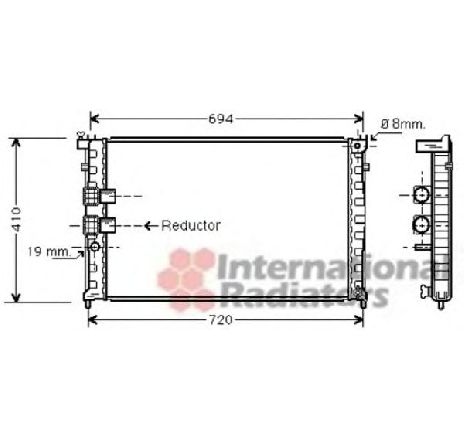 Radiator, racire motor VAN WEZEL 40002339 Radiator, racire motor VAN WEZEL 40002339