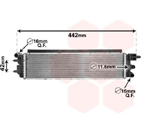 Radiator, racire motor VAN WEZEL 40002381</br>Piesa auto pentru Radiator racire apa/ ulei Radiator, racire motor VAN WEZEL 40002381</br>Piesa auto pentru Radiator racire apa/ ulei