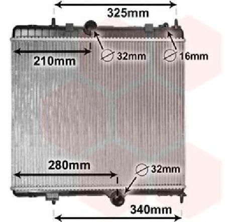Radiator, racire motor VAN WEZEL 40002384</br>Piesa auto pentru Radiator racire apa/ ulei Radiator, racire motor VAN WEZEL 40002384</br>Piesa auto pentru Radiator racire apa/ ulei