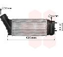 Intercooler, compresor VAN WEZEL 40004335