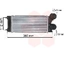 Intercooler, compresor VAN WEZEL 40004343