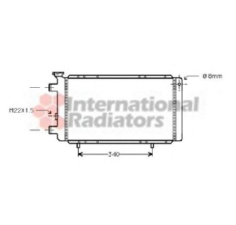 Radiator, racire motor VAN WEZEL 43002022 Radiator, racire motor VAN WEZEL 43002022