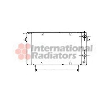 Radiator, racire motor VAN WEZEL 43002050 Radiator, racire motor VAN WEZEL 43002050