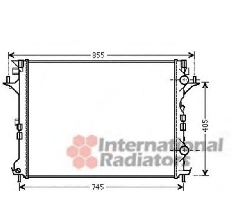 Radiator, racire motor VAN WEZEL 43002421 Radiator, racire motor VAN WEZEL 43002421