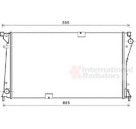 Radiator, racire motor VAN WEZEL 43002490</br>Piesa auto pentru Radiator racire apa/ ulei Radiator, racire motor VAN WEZEL 43002490</br>Piesa auto pentru Radiator racire apa/ ulei