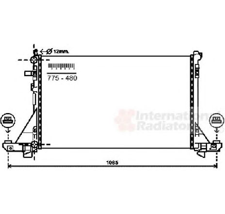 Radiator, racire motor VAN WEZEL 43002561</br>Piesa auto pentru Radiator racire apa/ ulei Radiator, racire motor VAN WEZEL 43002561</br>Piesa auto pentru Radiator racire apa/ ulei