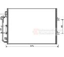 Condensator, climatizare VAN WEZEL 43005454