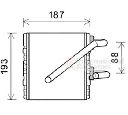 Schimbator caldura, incalzire habitaclu VAN WEZEL 51006107</br>Piesa auto pentru Incalzire
