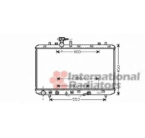 Radiator, racire motor VAN WEZEL 52002085 Radiator, racire motor VAN WEZEL 52002085