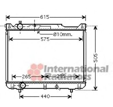 Radiator, racire motor VAN WEZEL 52002099 Radiator, racire motor VAN WEZEL 52002099
