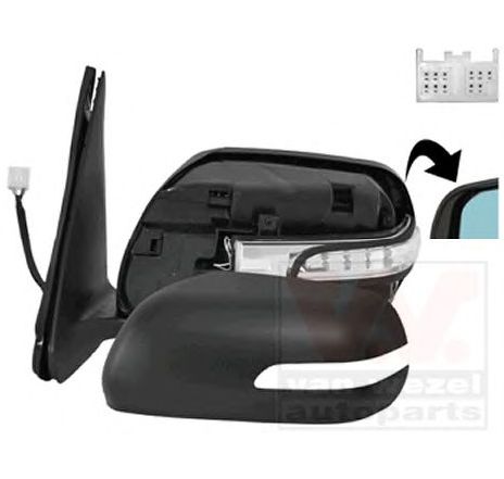 Oglinda exterioara VAN WEZEL 5250827 Oglinda exterioara VAN WEZEL 5250827