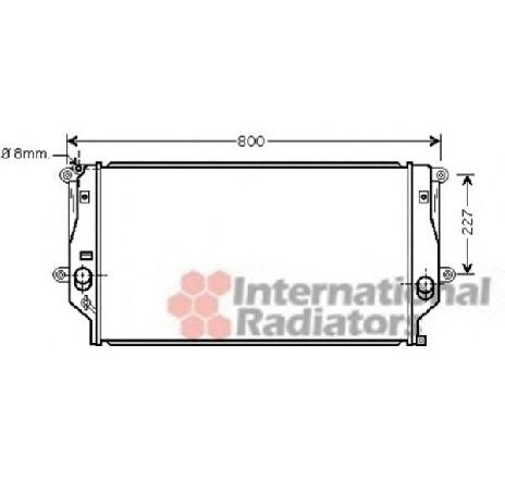 Radiator, racire motor VAN WEZEL 53002401 Radiator, racire motor VAN WEZEL 53002401