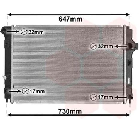 Radiator, racire motor VAN WEZEL 53002700</br>Piesa auto pentru Radiator racire apa/ ulei Radiator, racire motor VAN WEZEL 53002700</br>Piesa auto pentru Radiator racire apa/ ulei