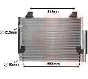Condensator, climatizare VAN WEZEL 53005563