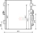 Condensator, climatizare VAN WEZEL 53005674</br>Piesa auto pentru Sistem de aer conditionat