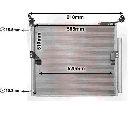 Condensator, climatizare VAN WEZEL 53005677