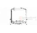 Radiator, racire motor VAN WEZEL 53012373</br>Piesa auto pentru Radiator racire apa/ ulei